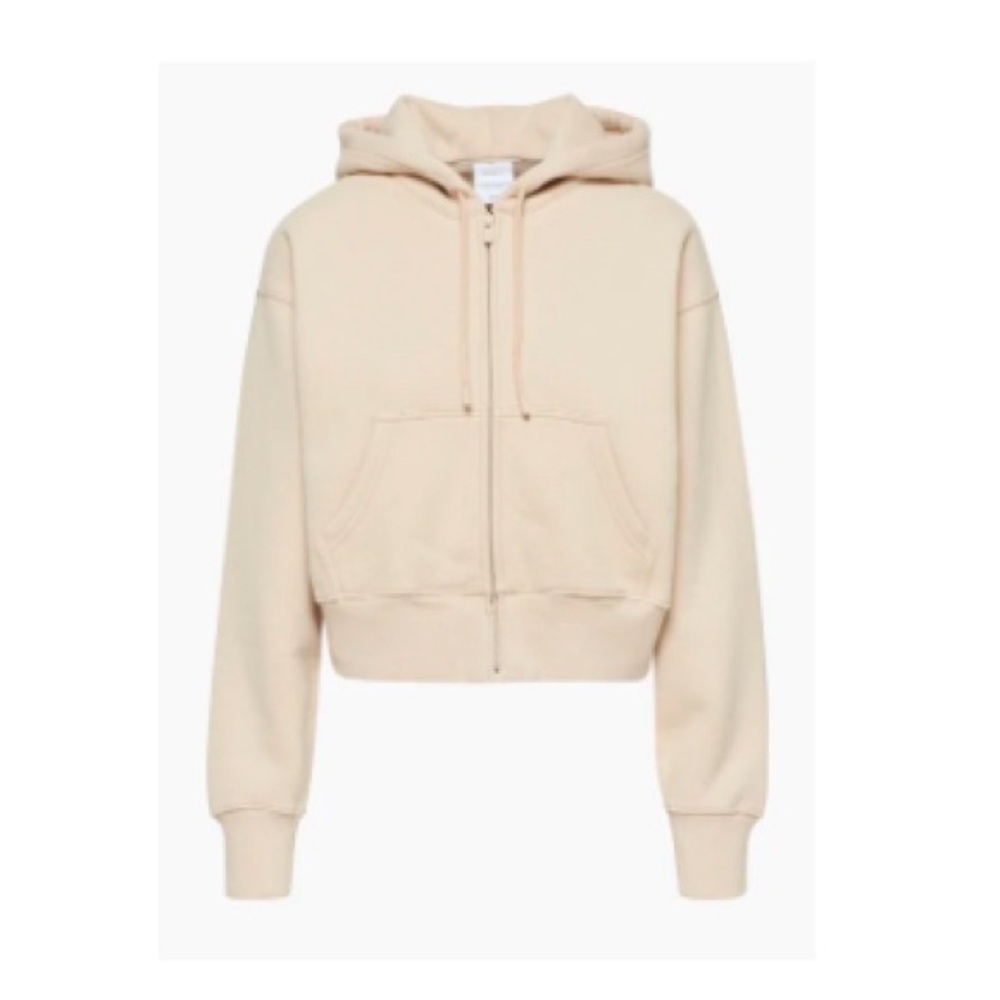 Aritzia sweat set in soft almond beige both size medium